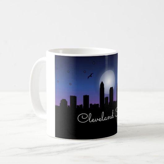 Cleveland, Ohio Souvenir Tasse (Vorderseite Links)