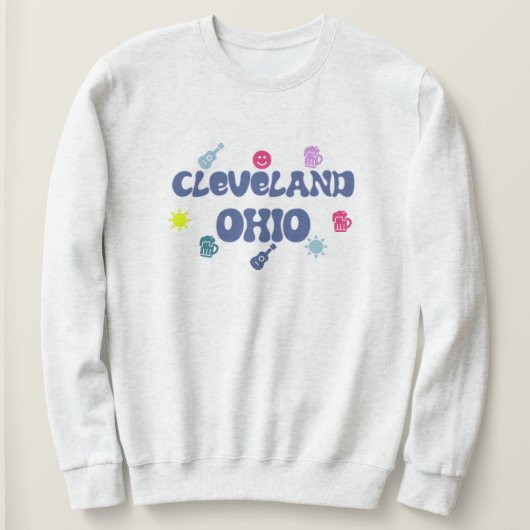 Cleveland Ohio Sweatshirt (Design vorne)