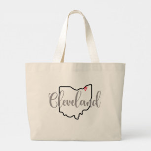 Cleveland Ohio Tasse Jumbo Stoffbeutel