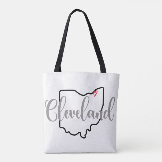 Cleveland Ohio Tasse Tasche (Rückseite)