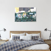 Cleveland Ohio TKO Wrapped Canvas Print Leinwanddruck (Insitu (Schlafzimmer))