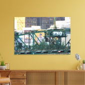 Cleveland Ohio TKO Wrapped Canvas Print Leinwanddruck (Insitu (Wohnzimmer))