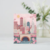 Cleveland Ohio Travel Postkarte (Stehend Vorderseite)