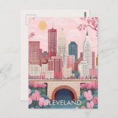 Cleveland Ohio Travel Postkarte (Vorne/Hinten)