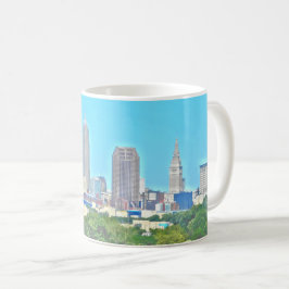 Cleveland, Ohio Umgriffsskyline-Tasse Kaffeetasse