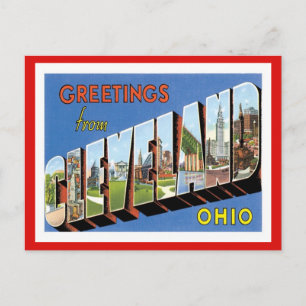 Cleveland Ohio US-Stadt Postkarte