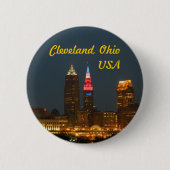 Cleveland Ohio USA Button (Vorderseite)
