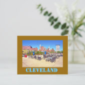 Cleveland, Ohio, USA Postkarte (Stehend Vorderseite)