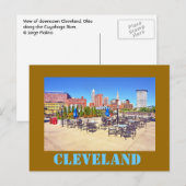 Cleveland, Ohio, USA Postkarte (Vorne/Hinten)