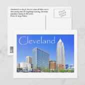 Cleveland, Ohio, USA Postkarte (Vorne/Hinten)
