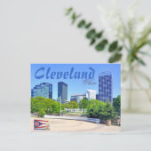Cleveland, Ohio, USA Postkarte (Stehend Vorderseite)