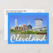 Cleveland, Ohio, USA Postkarte (Vorne/Hinten)
