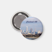 Cleveland, Ohio View (Edgewater)Magnet Magnet (Vorderseite/Rückseite)