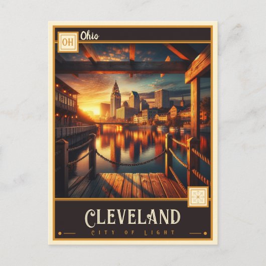 Cleveland, Ohio | VINTAG Postkarte (Vorderseite)