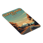 Cleveland Ohio Vintage Reise Magnet (Rechte Seite)