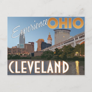 Cleveland Ohio Vintage-Reisepostkarte Postkarte