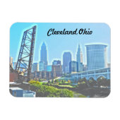 Cleveland Ohio West River View Magnet (Horizontal)