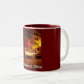 Cleveland, Ohio Zweifarbige Tasse (VorderseiteRechts)