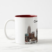 Cleveland, Ohio Zweifarbige Tasse (Links)