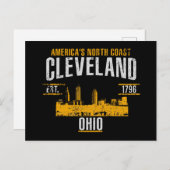 Cleveland Postkarte (Vorne/Hinten)