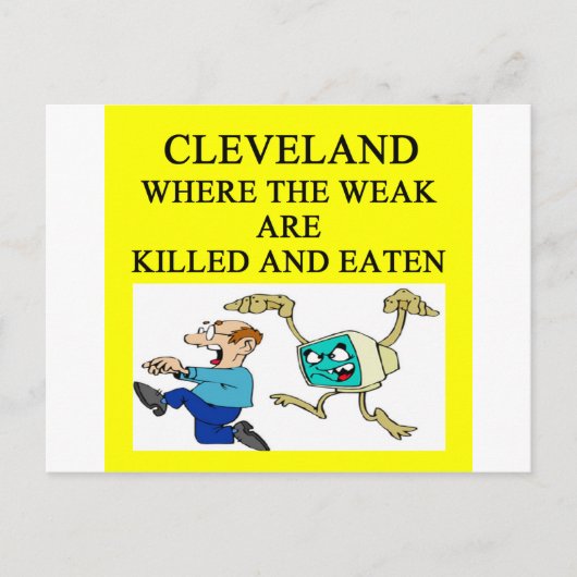CLEVELAND POSTKARTE (Vorderseite)
