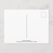 Cleveland Reservoir Panorama (zugeschnitten) Postkarte (Rückseite)