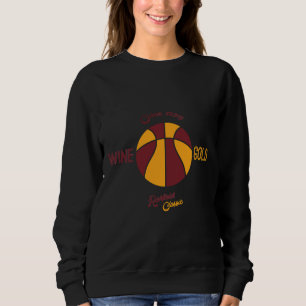 Cleveland Richfield Wein und Gold Sweatshirt