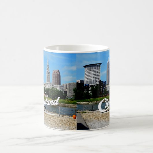 Cleveland RiverSide Skyline-Tasse Kaffeetasse (Mittel)