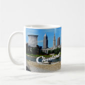 Cleveland RiverSide Skyline-Tasse Kaffeetasse (Links)