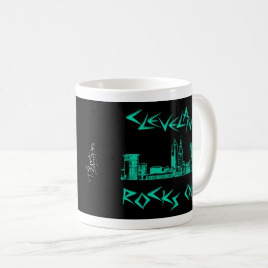 Cleveland Rocks! Kaffeetasse (VorderseiteRechts)