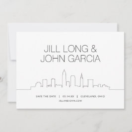 Cleveland Save the Date Einladung