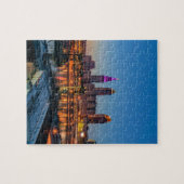 Cleveland-Skyline am Sonnenuntergang Puzzle (Horizontal)