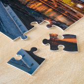 Cleveland-Skyline am Sonnenuntergang Puzzle (Seite)