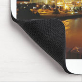 Cleveland Skyline bei Nacht Mousepad (Ecke)