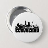 Cleveland-Skyline Button (Vorne & Hinten)