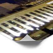 Cleveland Skyline (Ferienbeleuchtung)Poster Poster (Ecke)