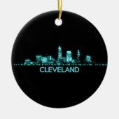 Cleveland Skyline Keramik Ornament (Vorne)