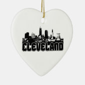 Cleveland-Skyline Keramikornament (Rechts)