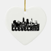 Cleveland-Skyline Keramikornament (Hinten)