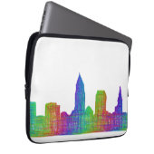 Cleveland-Skyline Laptopschutzhülle (Vorne Rechts)