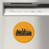 Cleveland Skyline Magnet (In Situ (Geschirrspüler))