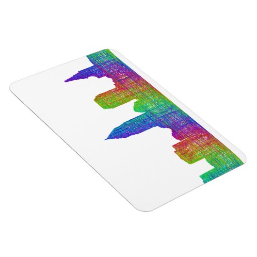 Cleveland Skyline Magnet (Rechte Seite)