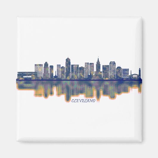 Cleveland Skyline Magnet (Vorne)