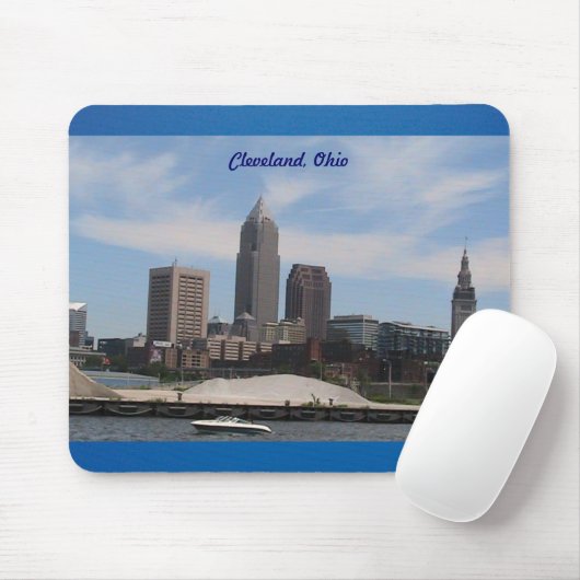 Cleveland-Skyline Mousepad (Mit Mouse)