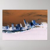 Cleveland Skyline Poster (Vorne)