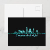 Cleveland Skyline Postkarte (Vorne/Hinten)