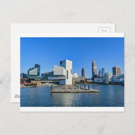 Cleveland Skyline Postkarte (Vorne/Hinten)