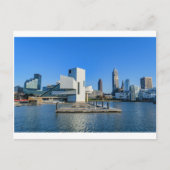 Cleveland Skyline Postkarte (Vorderseite)
