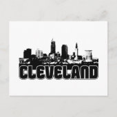 Cleveland Skyline Postkarte (Vorderseite)
