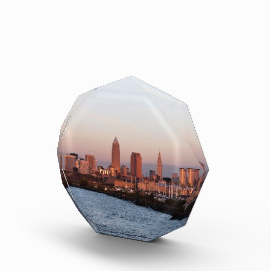 Cleveland Skyline Scene Fotoblock (Rechts)